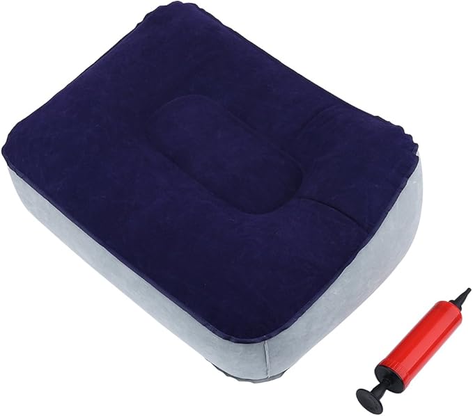 Foot Rest Pillow, PVC Inflatable Foot Rest Mat with Air