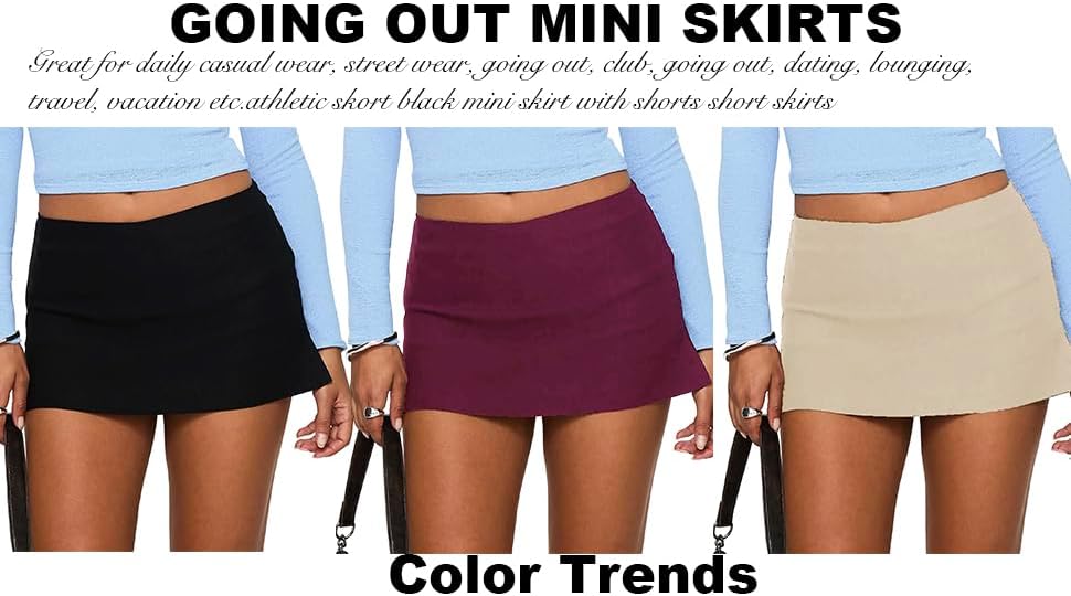 Womens Black Mini Skirt High Waist High Slit Sexy Bodycon Mini Skirt 0290 - Image 6