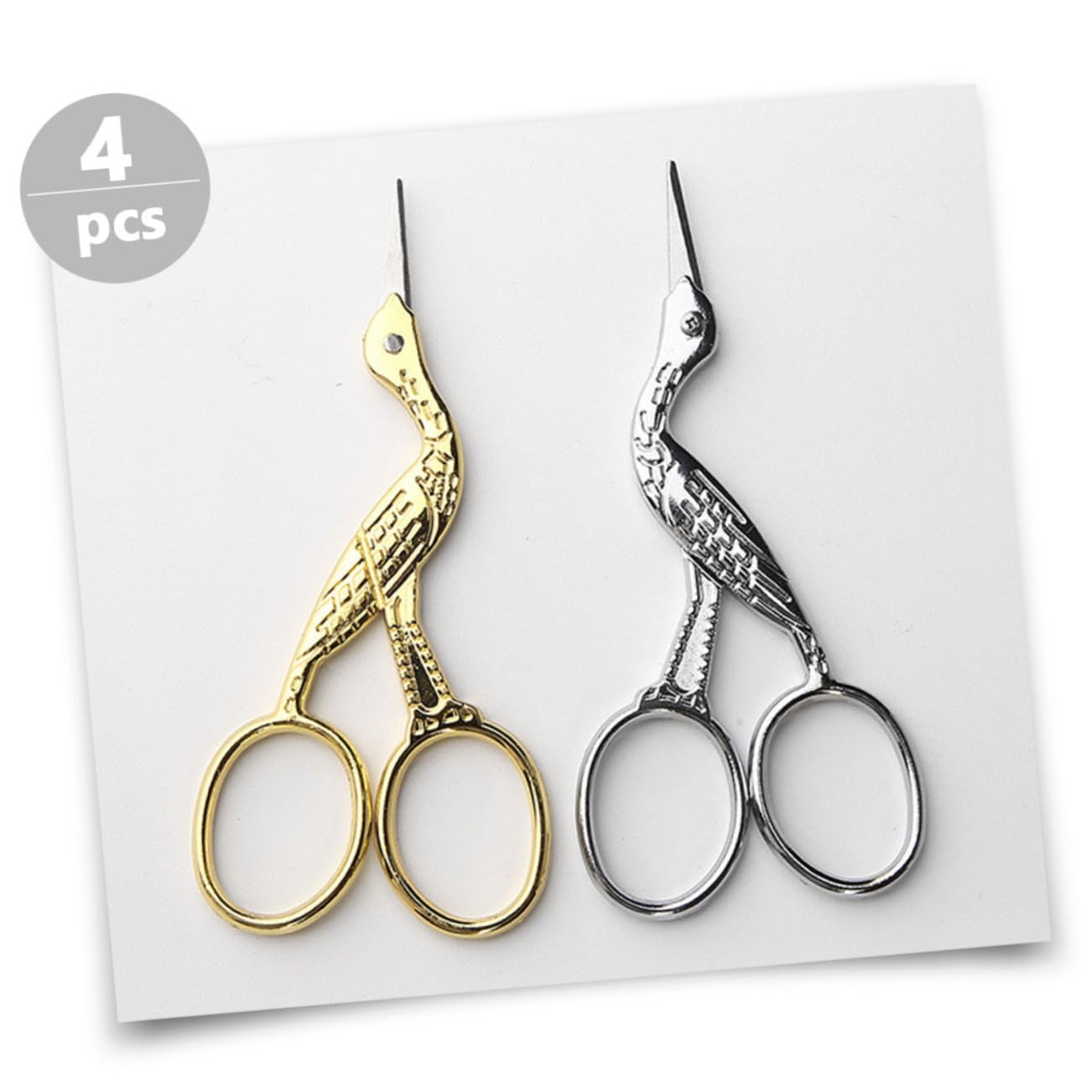 12 Pz Forbici scissors spalliera mini filo Accessori da cucito clipper oro portatile uncinetto gru kit cesoie per filati cesoie da cucito Accessori per cucire Acciaio inossidabile