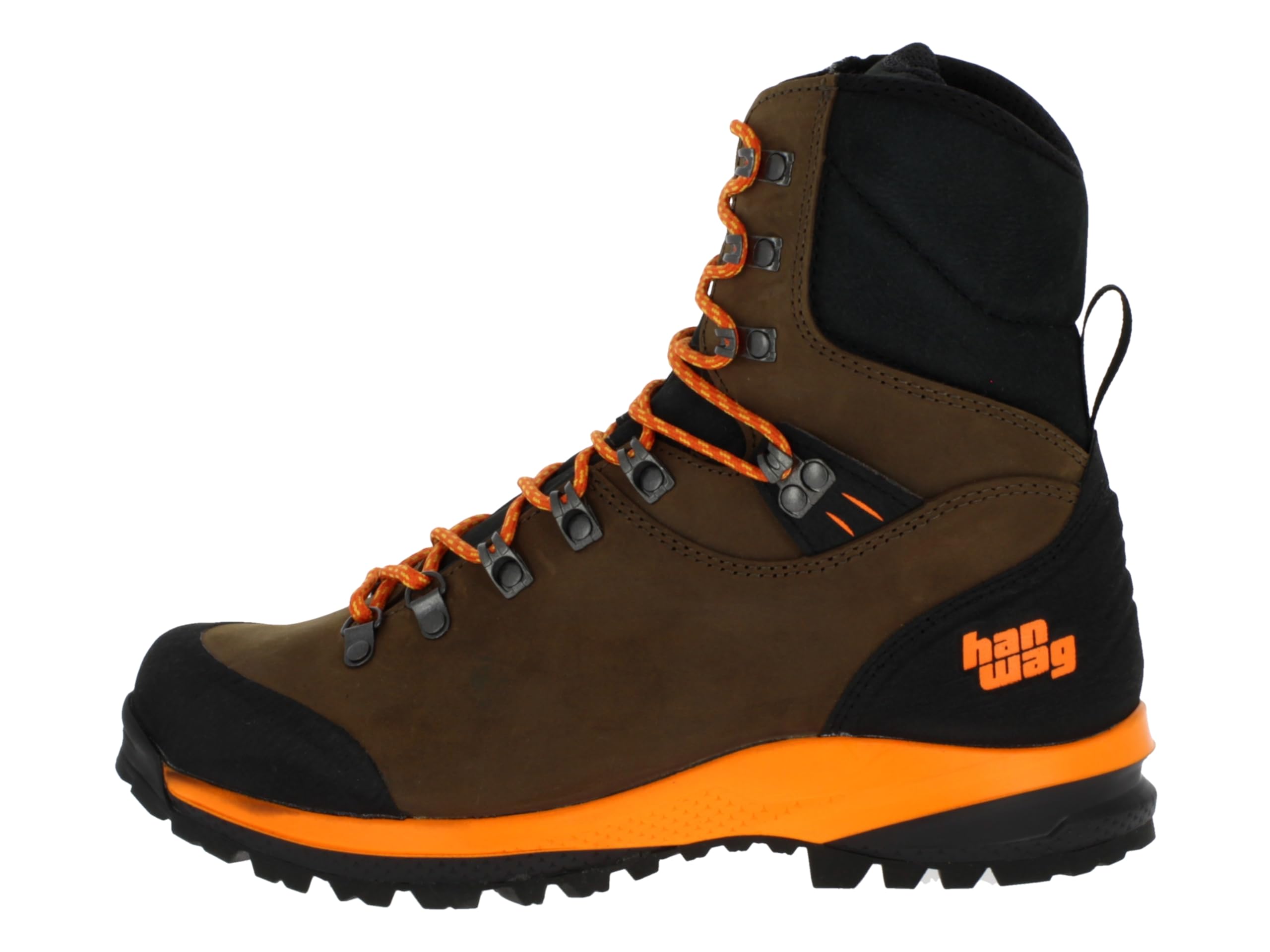 Hanwag Jagdstiefel Kalixfors Mid SF Extra wasserdichte und stabile Herren Jagdschuhe mit Nubukleder Obermaterial und griffiger Laufsohle