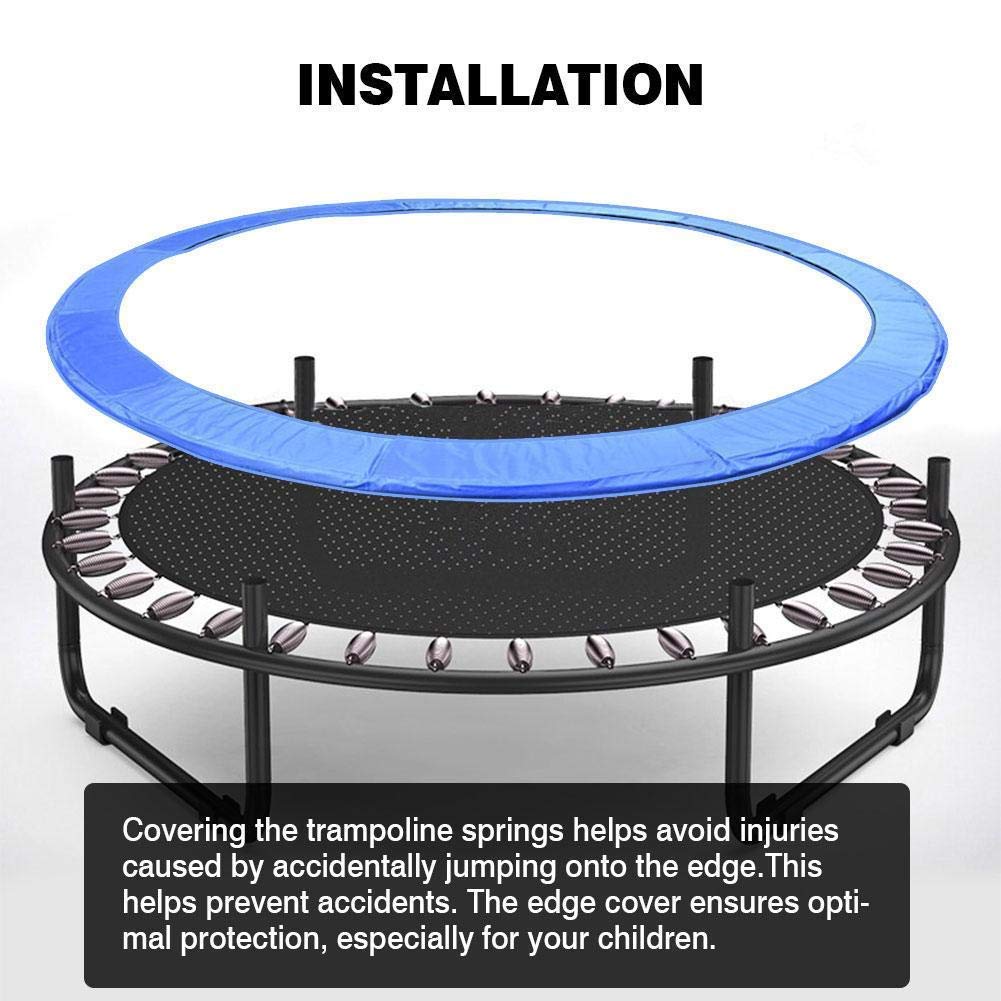 Hochdichte Trampolin-Sicherheitspolster, Ersatz-Gymnastik-Sprungabdeckung, Trampolin-Zubehör, Schutzhülle für mehr Sicherheit und Spaß