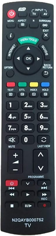 tianxunh Panasonic N2QAYB000752 Távirányító LED/LCD/Smart TV-hez