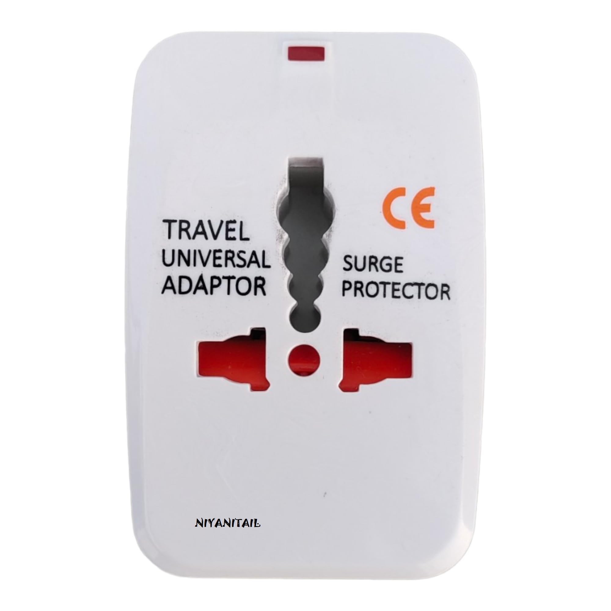 NIYANETAIL Portable Worldwide Universal Power Adapter Converter with All in One International Out of Country Travel Wall Charger Plug for Wall Plug (Without USB) (2)