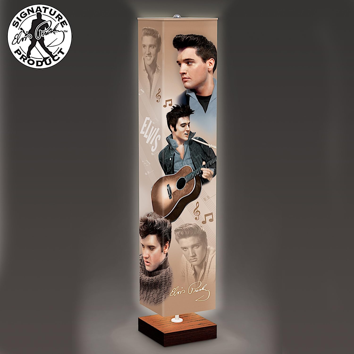 The Bradford Exchange Elvis Presley Rock 'n Roll Legend Floor Lamp