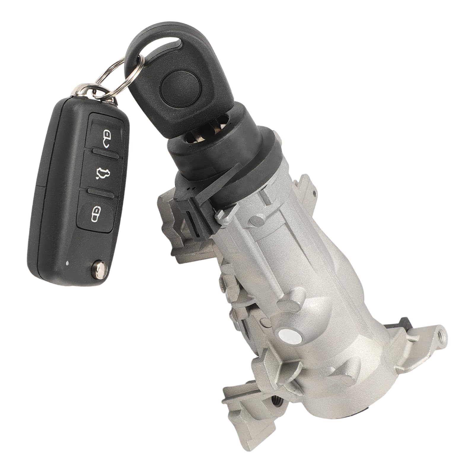 1K0905851B Interruttore di Accensione Bloccasterzo con 1 chiavi+1 telecomando per Golf 5 6 7 A1 A3 Q3 Caddy 3 EOS Beetle Jetta Touran Tiguan Seat Altea Leon Serratura di Accensione 1K0905841