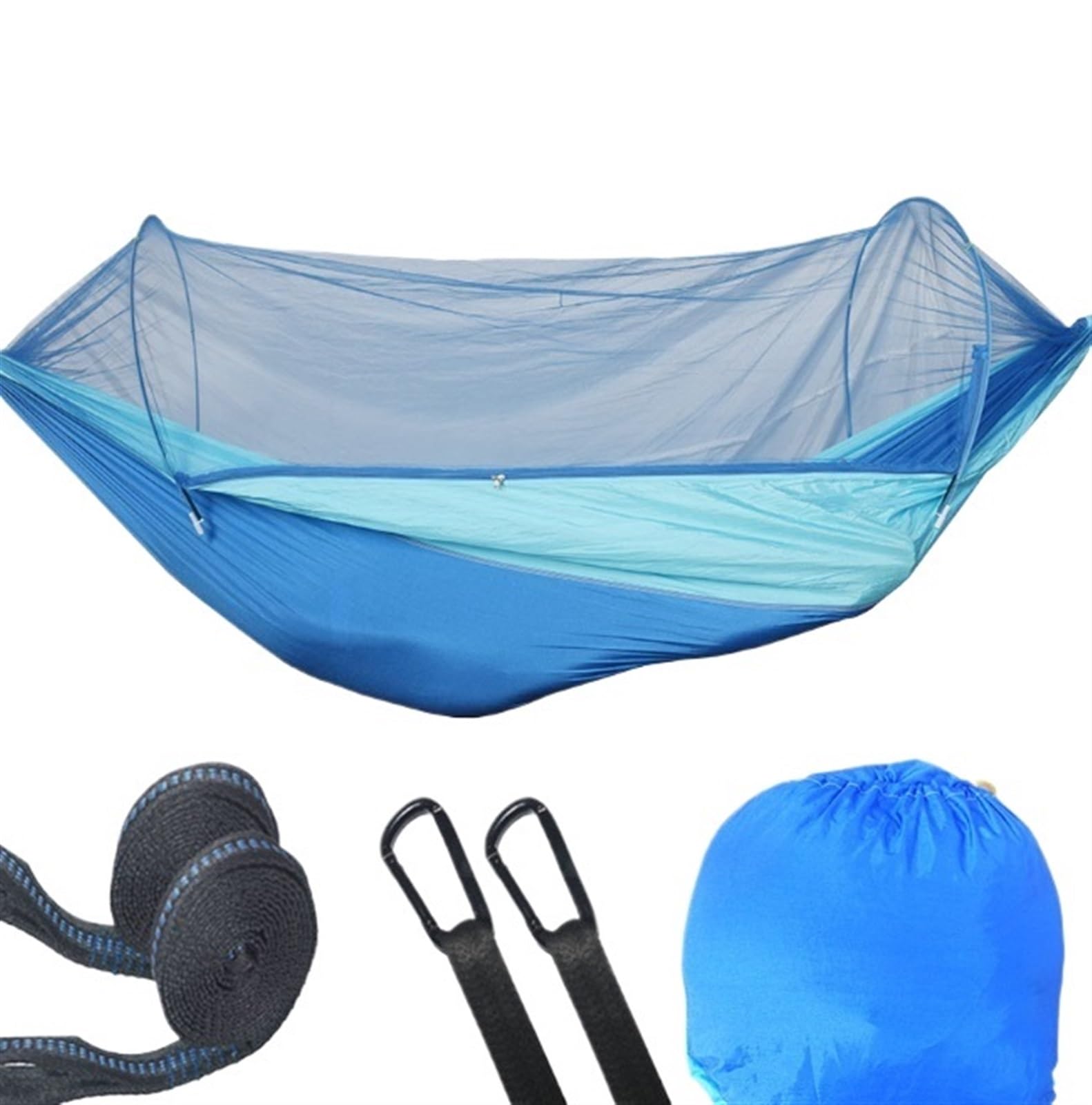 Hammock Swing Outdoor Bed 290x140 Cm Double Hammock With Mosquito Net Bed For Outdoor 2 Person Lightweight Hanging Hammocks Easy Setup(I)