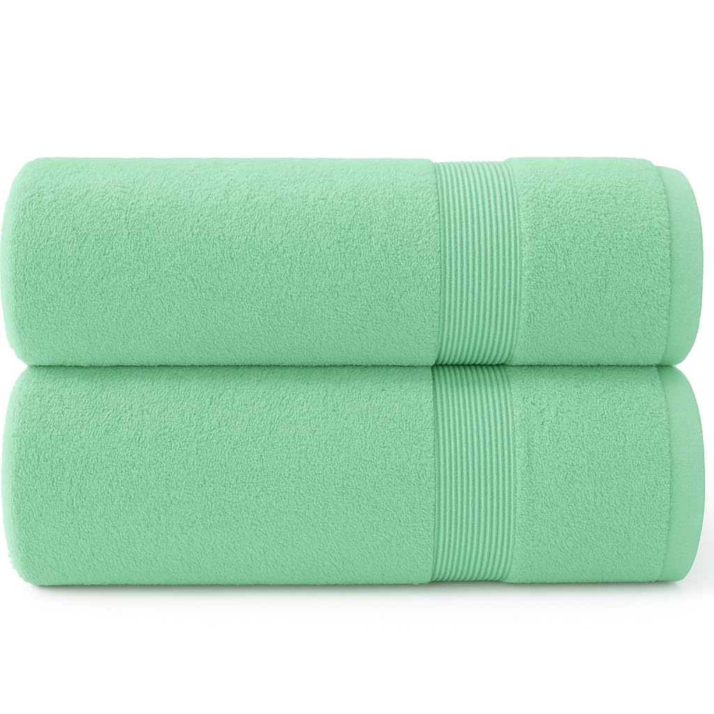 Diamond Tex Hand Towels for Bathroom and Kitchen Set of 2 Hanging Loop - 100% Soft Cotton 600GSM Quick Dry Gym, Spa Makeup Remover Fingertip Towel (50 x 80cm)