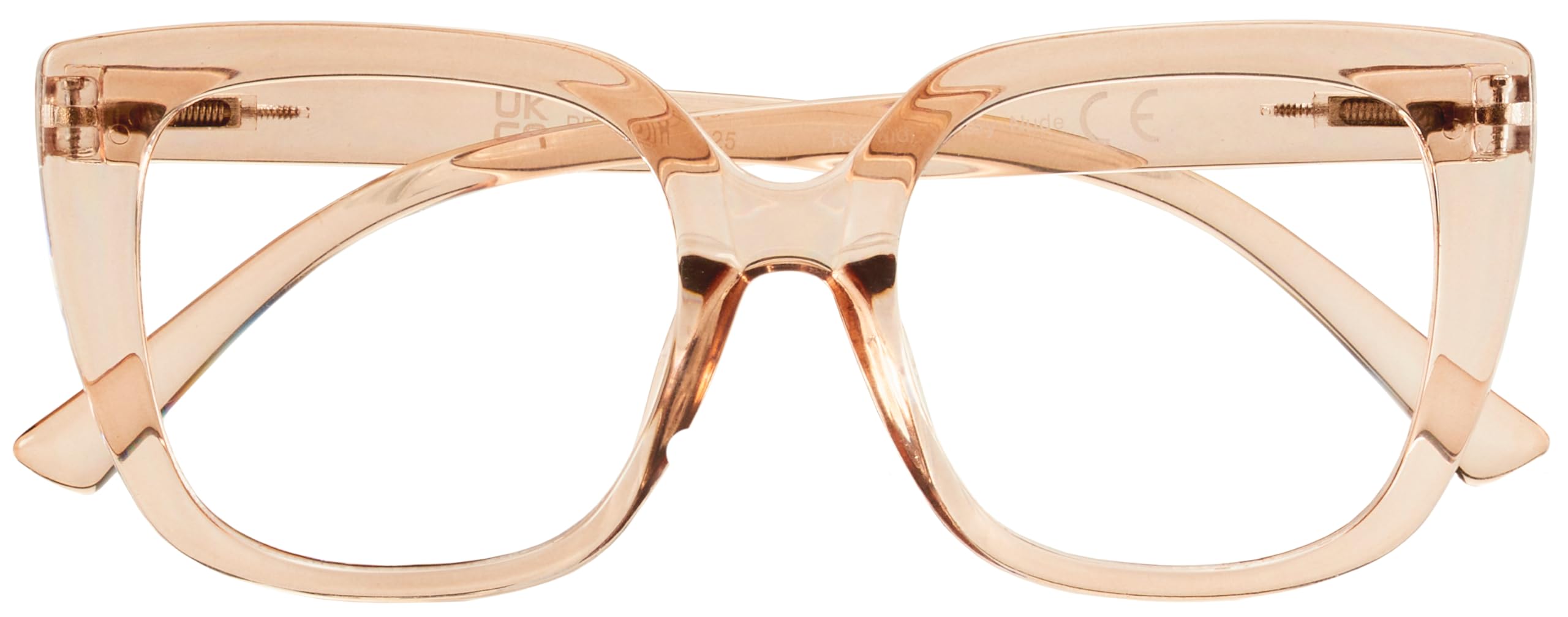 Remaldi Women's Nude Henley Reading Glasses
