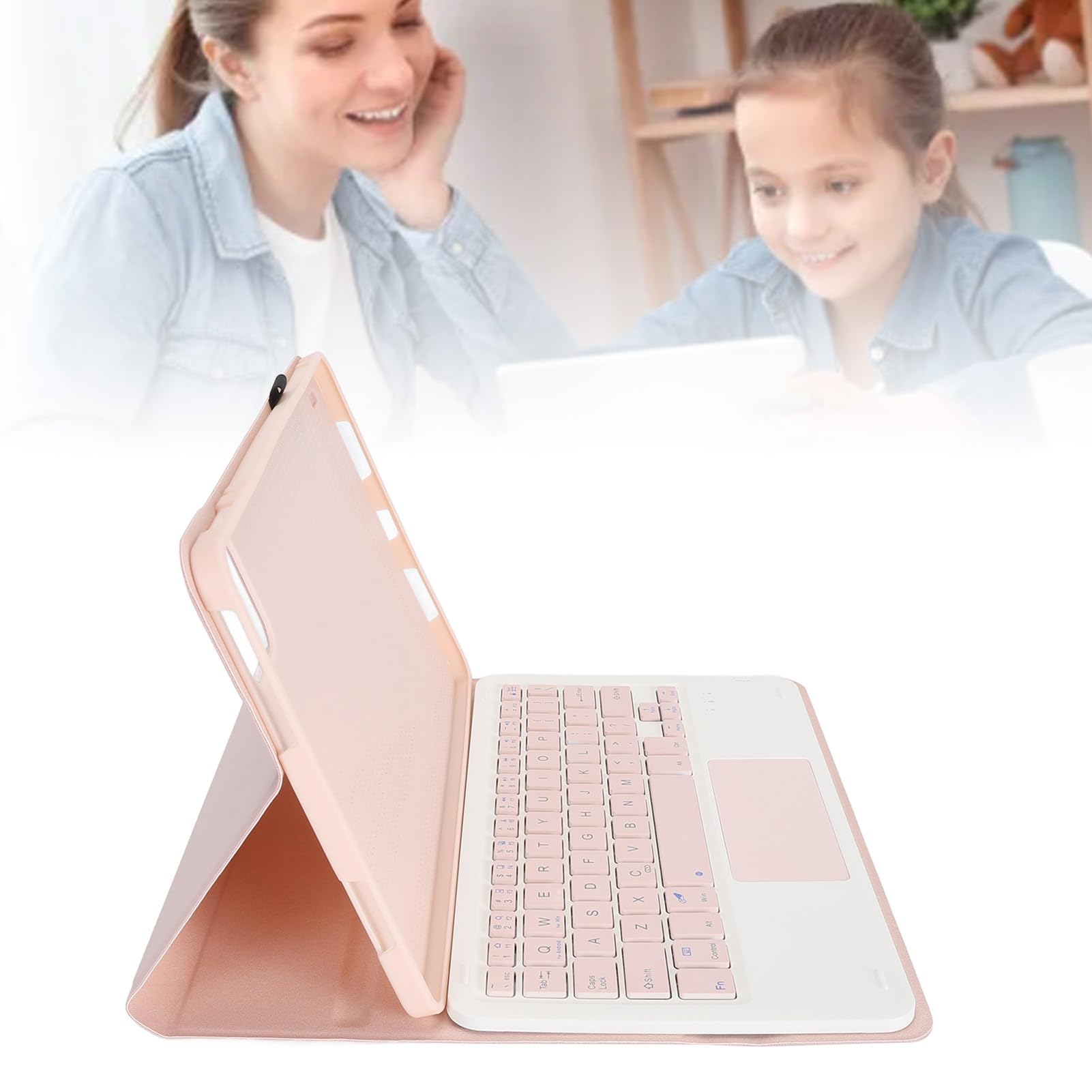 Ejoyous Tastaturhülle für Pad 6 Pro 11 Zoll, Magnetisch Abnehmbar (PINK)
