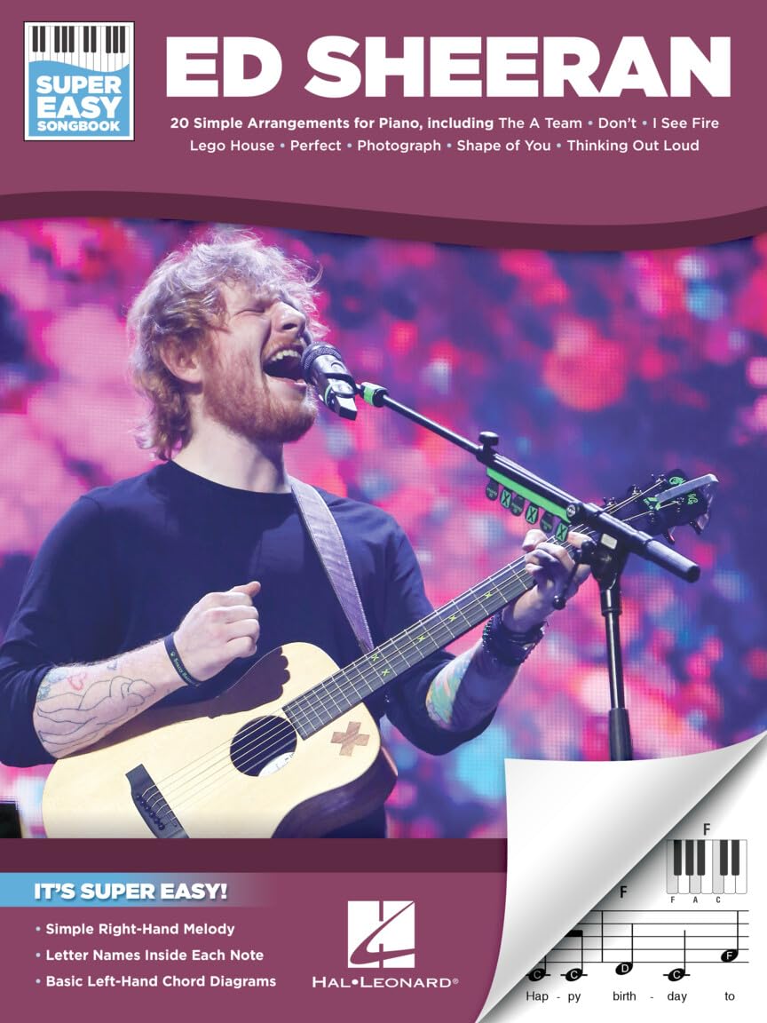 Hal Leonard Ed Sheeran - Super Easy Songbook