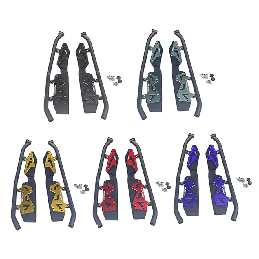 Alsen CNC加工ロングボードフットストップ 赤 Amazon | Semspeed ADV160(KF54) ADV 160 2022- CNC 5色 バイク