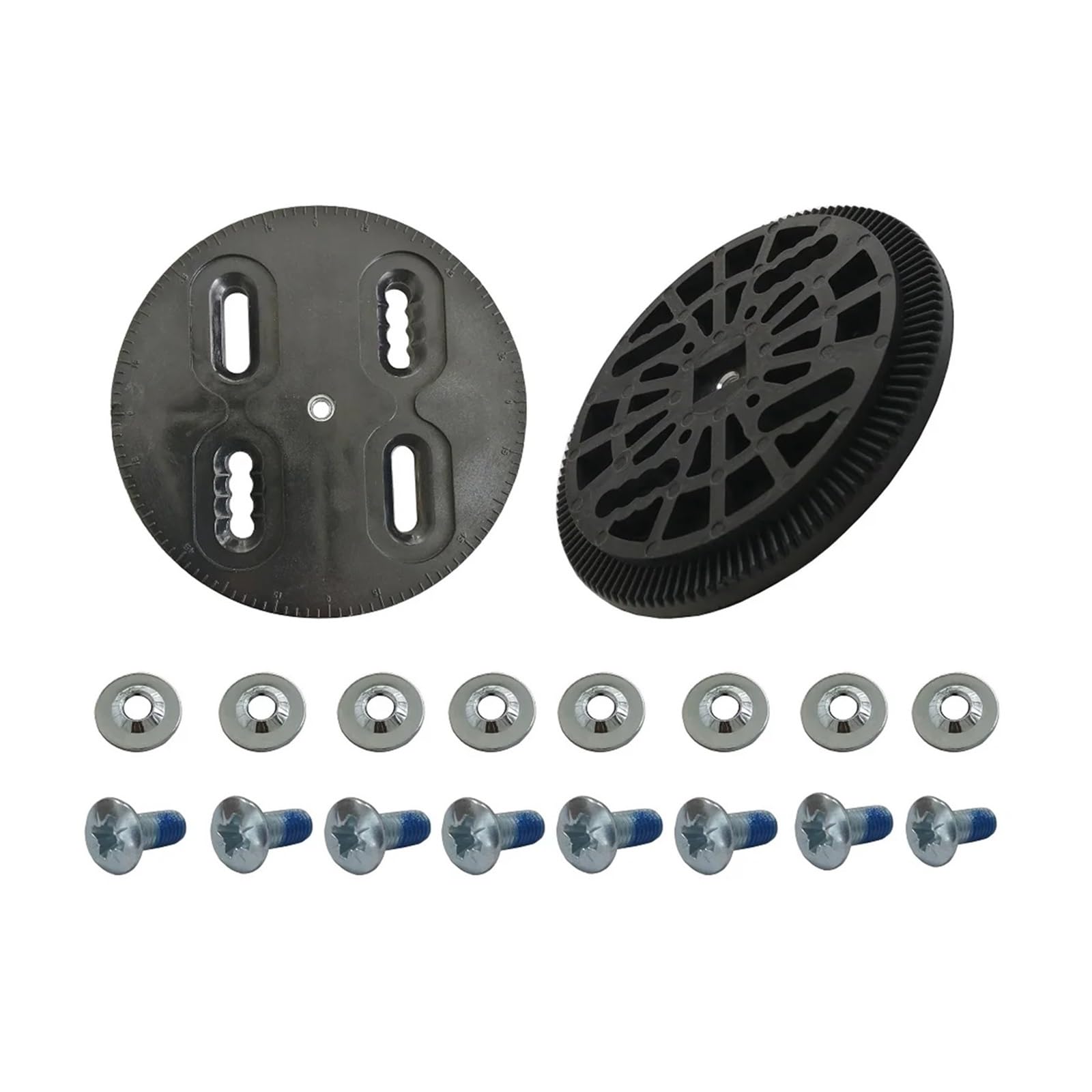UIAHNE Ski Binding Mounting Plate Disc with Screw Fixings 4 Hole Pattern 4 X 4 Spare