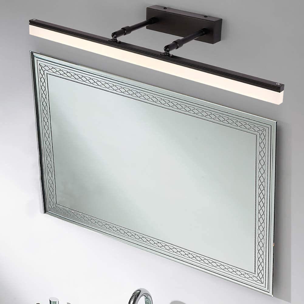 Bagno,Lavare Lampada Da Tavolo,Lampada A Specchio Per La Vanità Dell'armadio,Led Moderno Semplice Lampada Da Parete Impermeabile,Lampada A Specchio Retrattile,Lampada Anteriore A S-Luce in bianco e ne