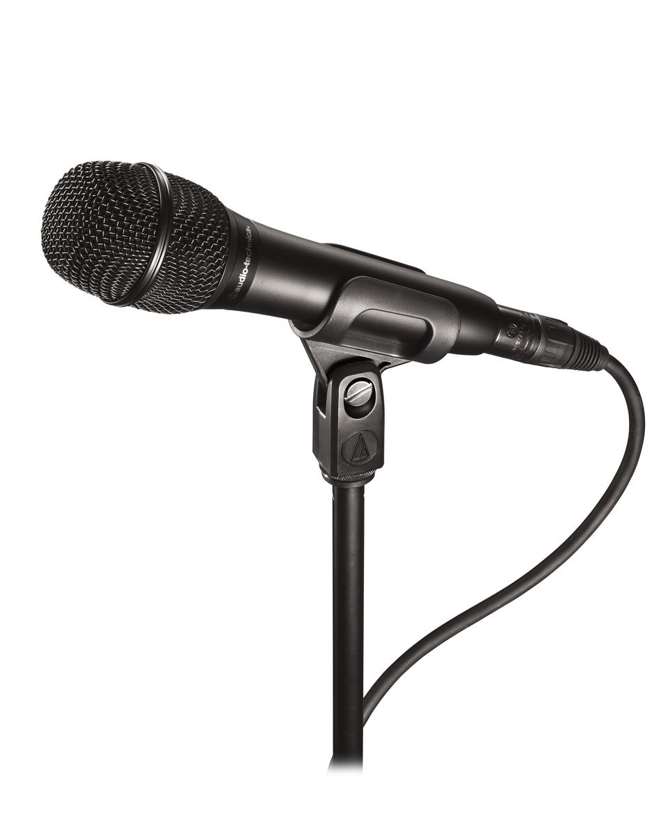 Audio-Technica AT2010 Cardioid Condenser Handheld Microphone Bundle with Boom Stand Pop Filter XLR Cable and Austin Bazaar Polishing Cloth product thumbnail 4