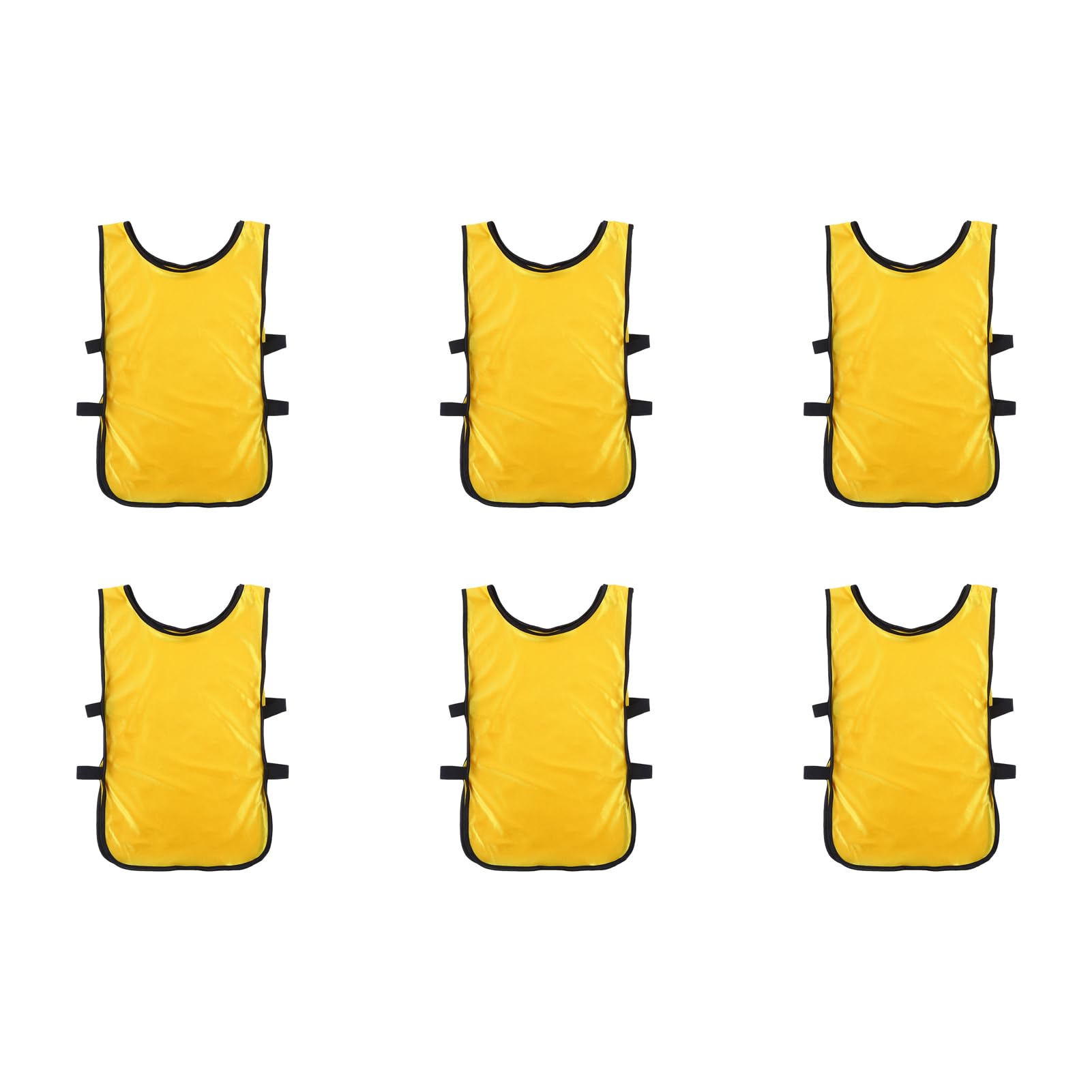 POENVFPO 6PCS Children Jerseys, Football Training Team Vest Waistcoat Vest Jacket for Outdoor Sports Basketball Jersey