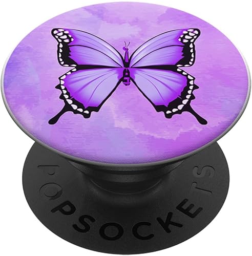 Hermoso regalo de insectos mariposas coleccionista Hobby Butterfly PopSockets PopGrip agarre intercambiable para teléfonos y tabletas