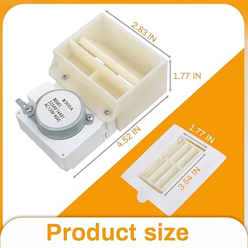 Miniatura 4 de 242303001 Conjunto de amortiguador de refrigerador, conjunto de control de amortiguador de aire compatible con Frigidaire compatible con Crosley