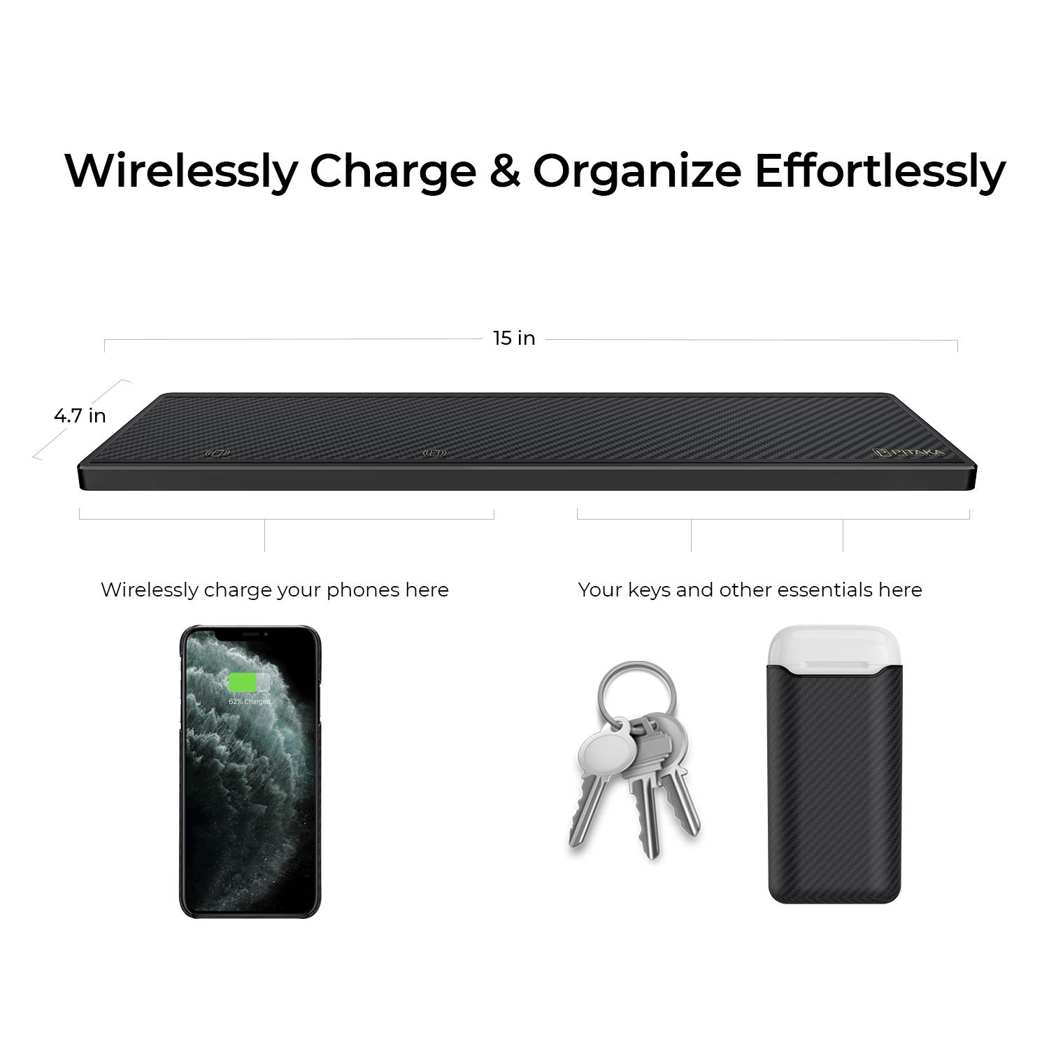 「PITAKA」MagEZ Bar Pitaka MagEZ Bar wall mounted wireless charger review - The