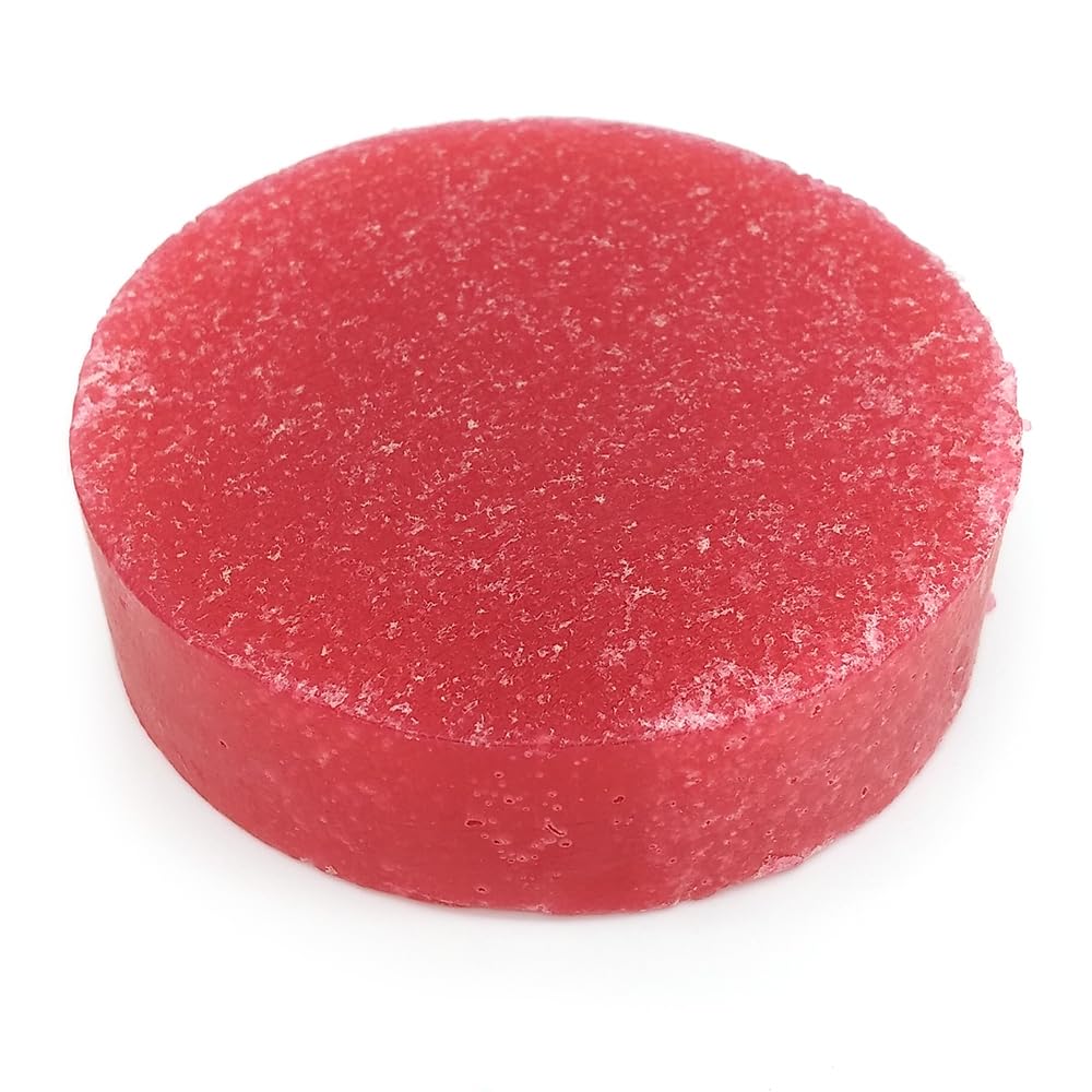 Esponja jabonosa desechable de varios usos - (Pack 10 uds) - Aroma Fresa - Ideal para el gimnasio o viajar - Fácil de transportar - Hidrata y exfolia todo tipo de piel - Con aceite de Rosa Mosqueta