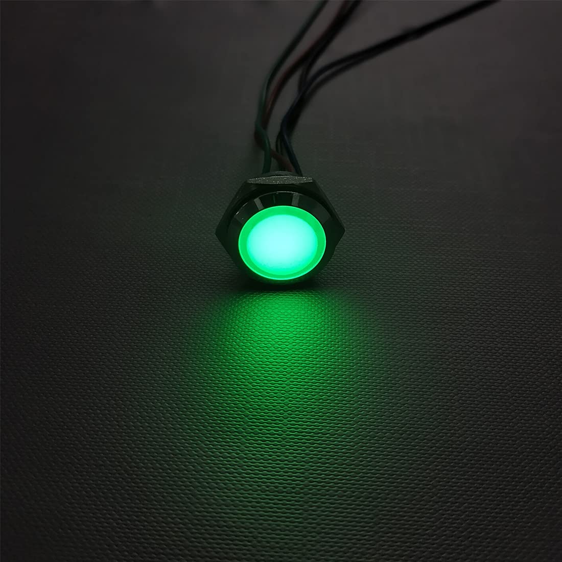 Lot De 10 Voyants LED 12V-24V 16mm Vert/Jaune/Rouge/Bleu/Blanc - Indicateurs Panneau Témoin Économie D'Énergie