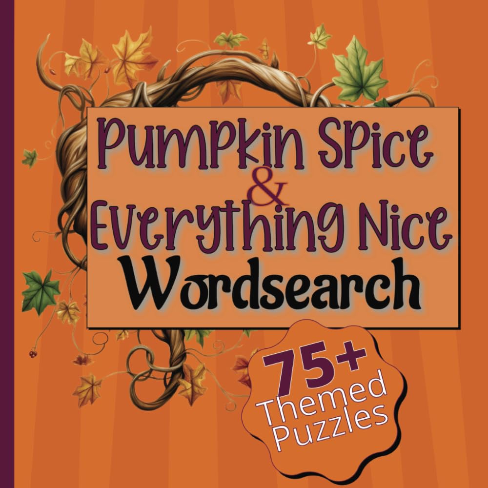 Pumpkin Spice & Everything Nice Wordsearch
