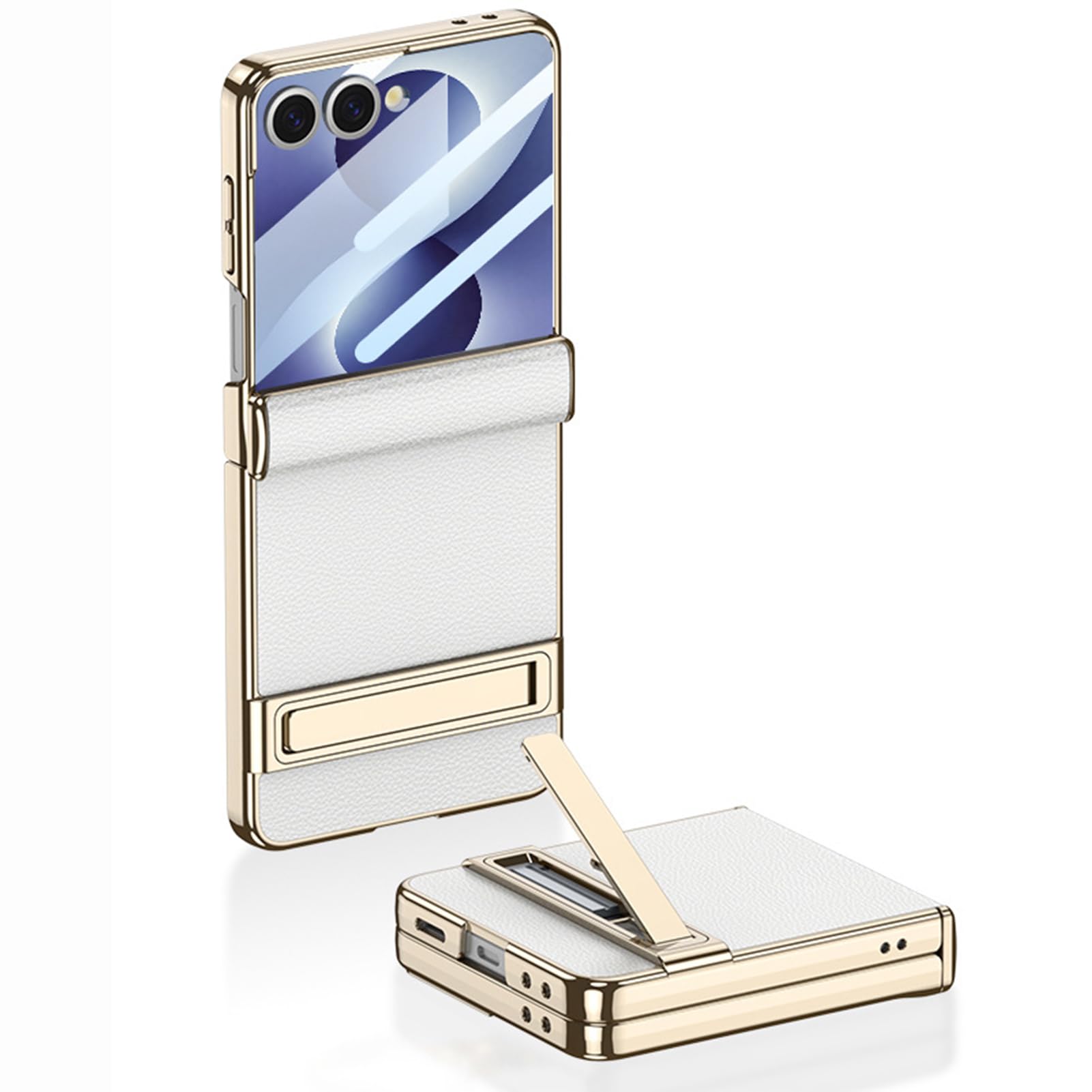 Coque Galaxy Z Flip 8 avec support réglable et protection charnière