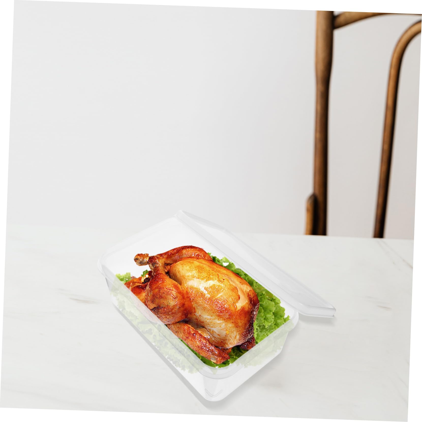 TOPBATHY 4 Pz più croccante cucina contenitori cucina contenitore cibo ermetico scatola pane colleghi bread box frigorifero porta alimenti detentore di freschezza pp bianca