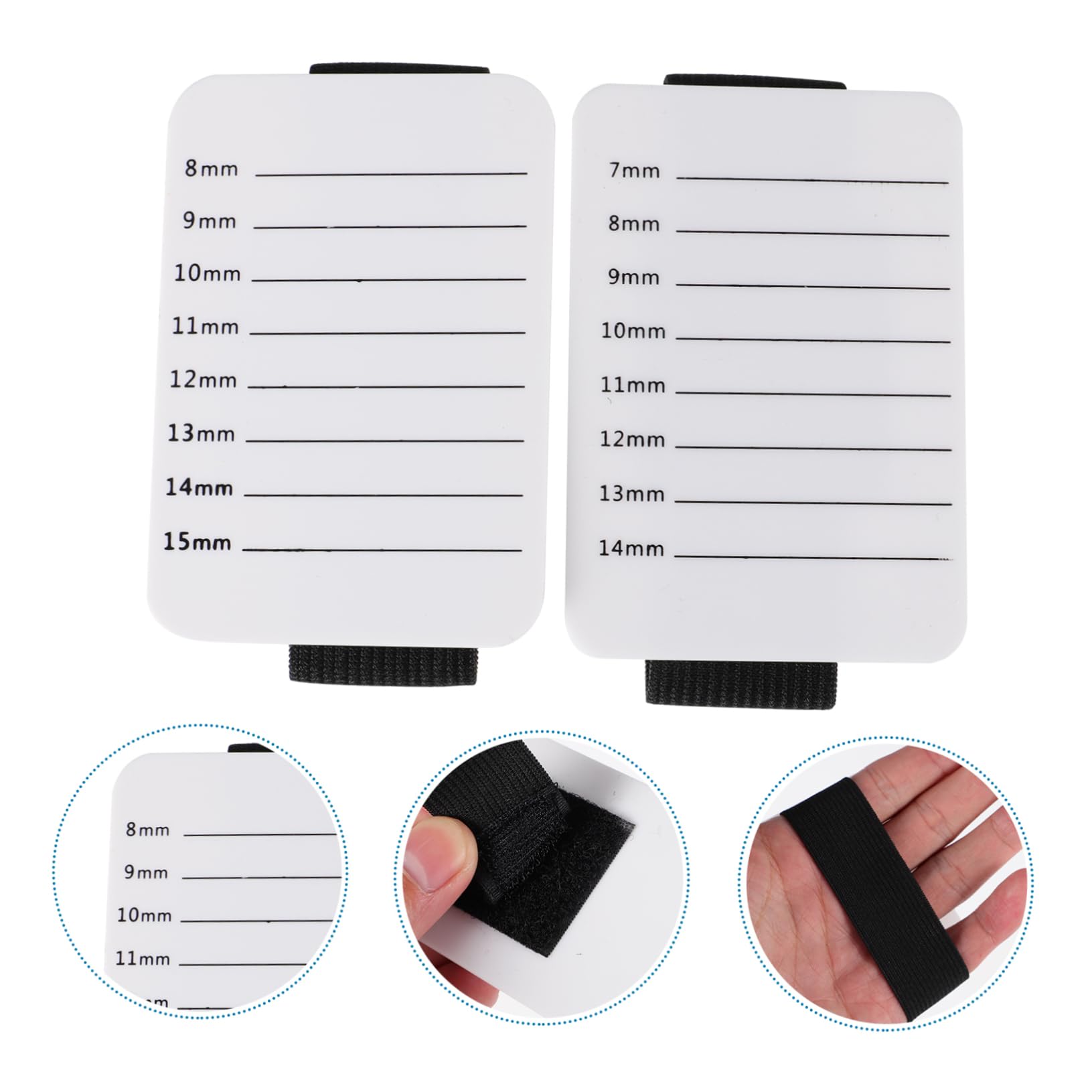 Baluue Eyelash Extension Pallet with Hand Strap 4pcs Lash Grafting Holder Easy to Use for Levels