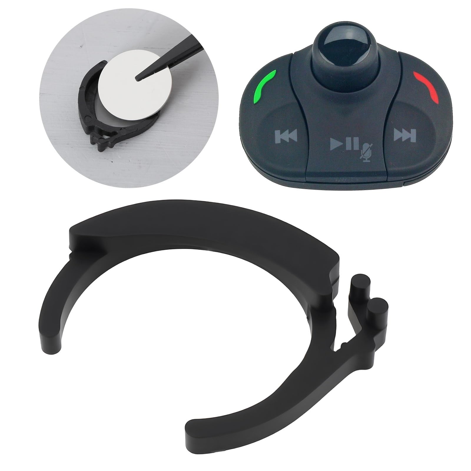 2 Soportes para Batería de Control Remoto Compatible con Parrot MKi9000 MKi9100 MKi9200