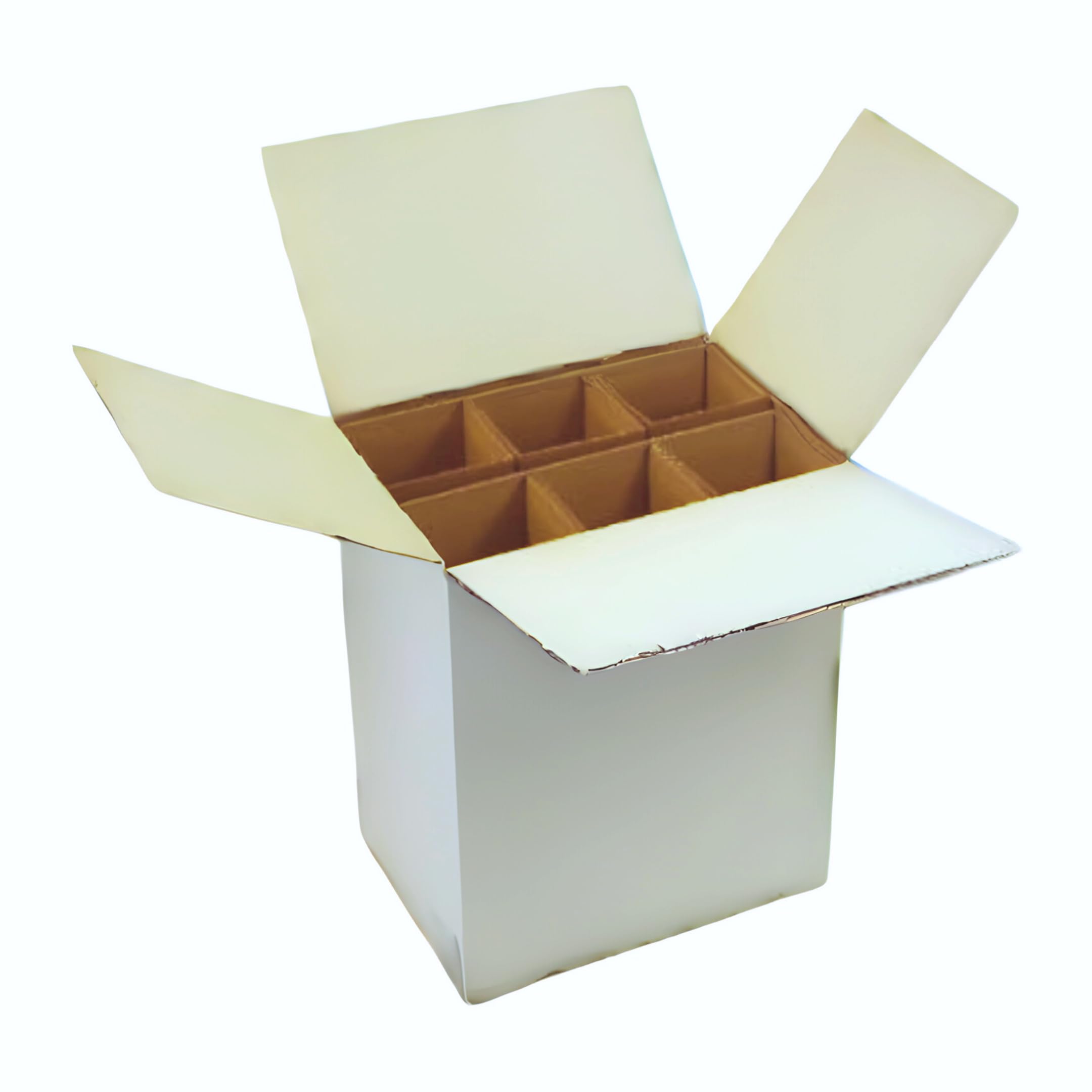 Cajas para Botellas de Vino Envío Seguro · PACKPRO Cartón Corrugado · Pack 10 Uds Separadores 6 Huecos · E-commerce y Mudanzas