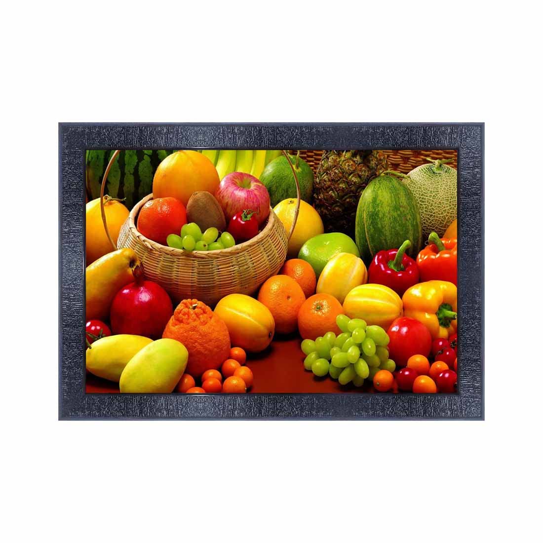 pnf Poster And Frames Fruits Wooden Photo Frame With Acrylic Sheet | For Living Room, Bedroom | Home Decoration Item | Best Gifting Option (10 * 14inch,Multicolour,Synthetic) 25378