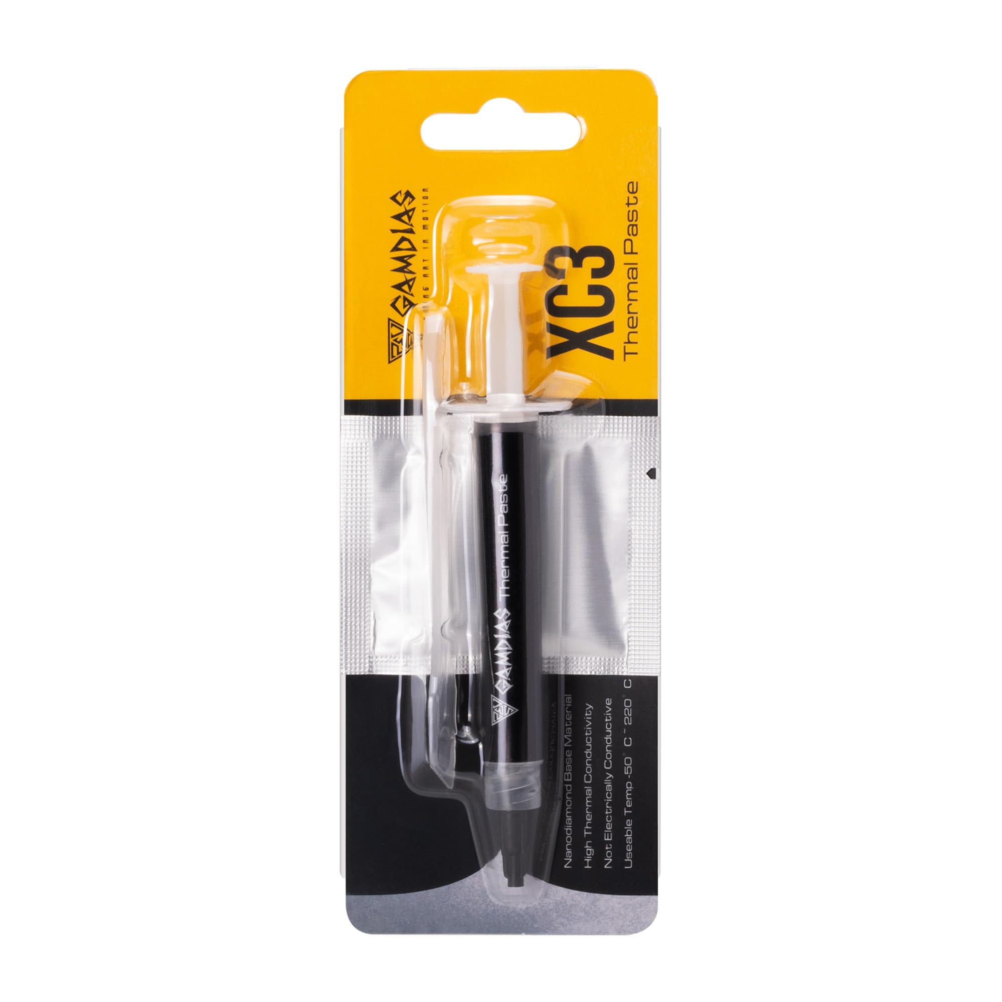 GAMDIAS XC3 Thermal Paste 2G - for Processor, GPU, Console, Laptop,CPU | HIGH Thermal Conductivity~4.5W | Nano-Diamond Base Material | Easy to Apply | Non Corrosive-image-31