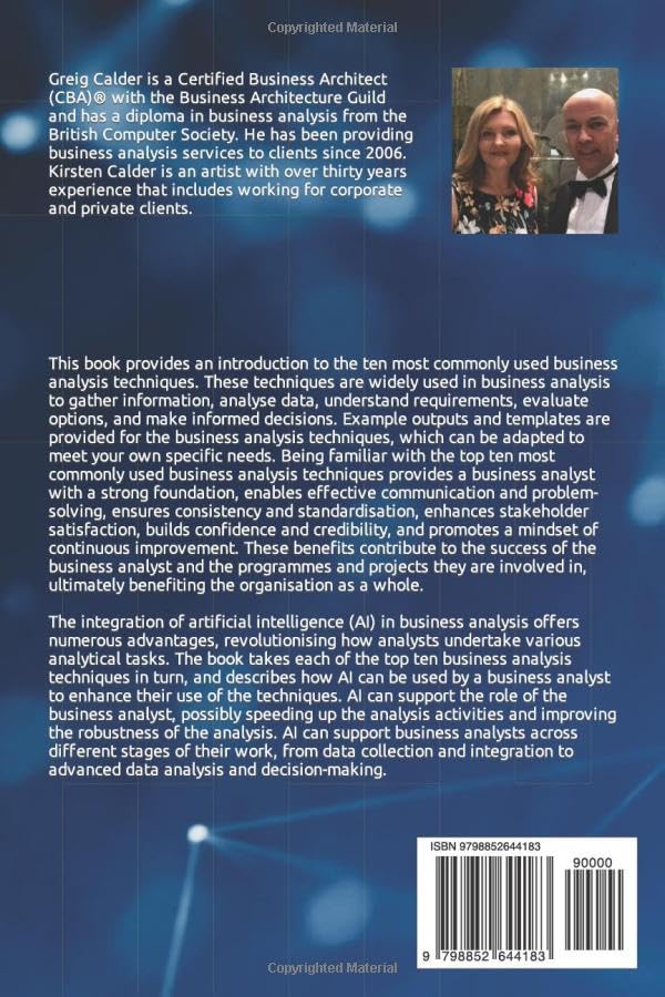 Miniatura 2 de Top Ten Business Analysis Techniques and the Supporting use of AI The ten most commonly used techniques by business analysts, and how to use