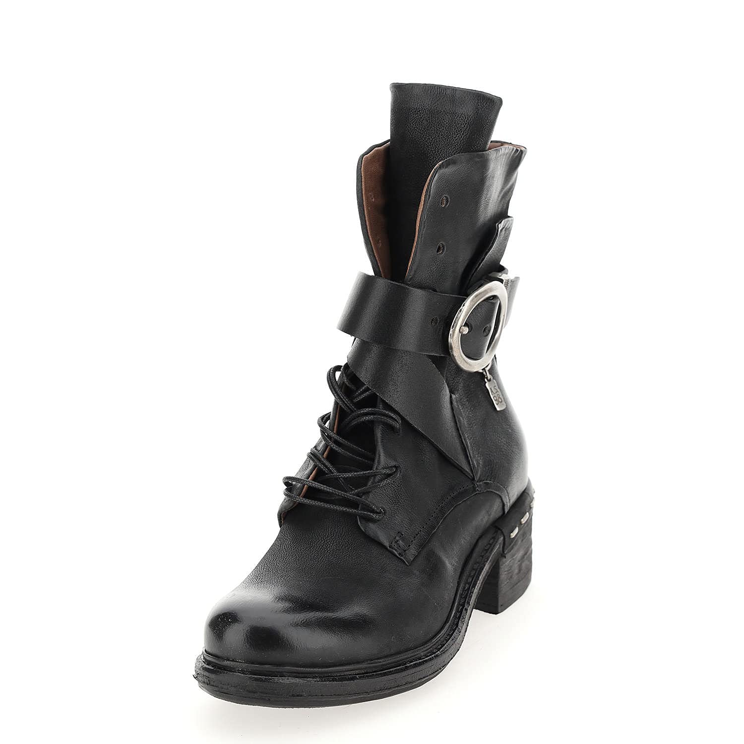 A.S.98Airstep / A.S.98 Novasuper Lace Ankle Boots/Boots Women Black - UK:7 - Ankle Boots Shoes