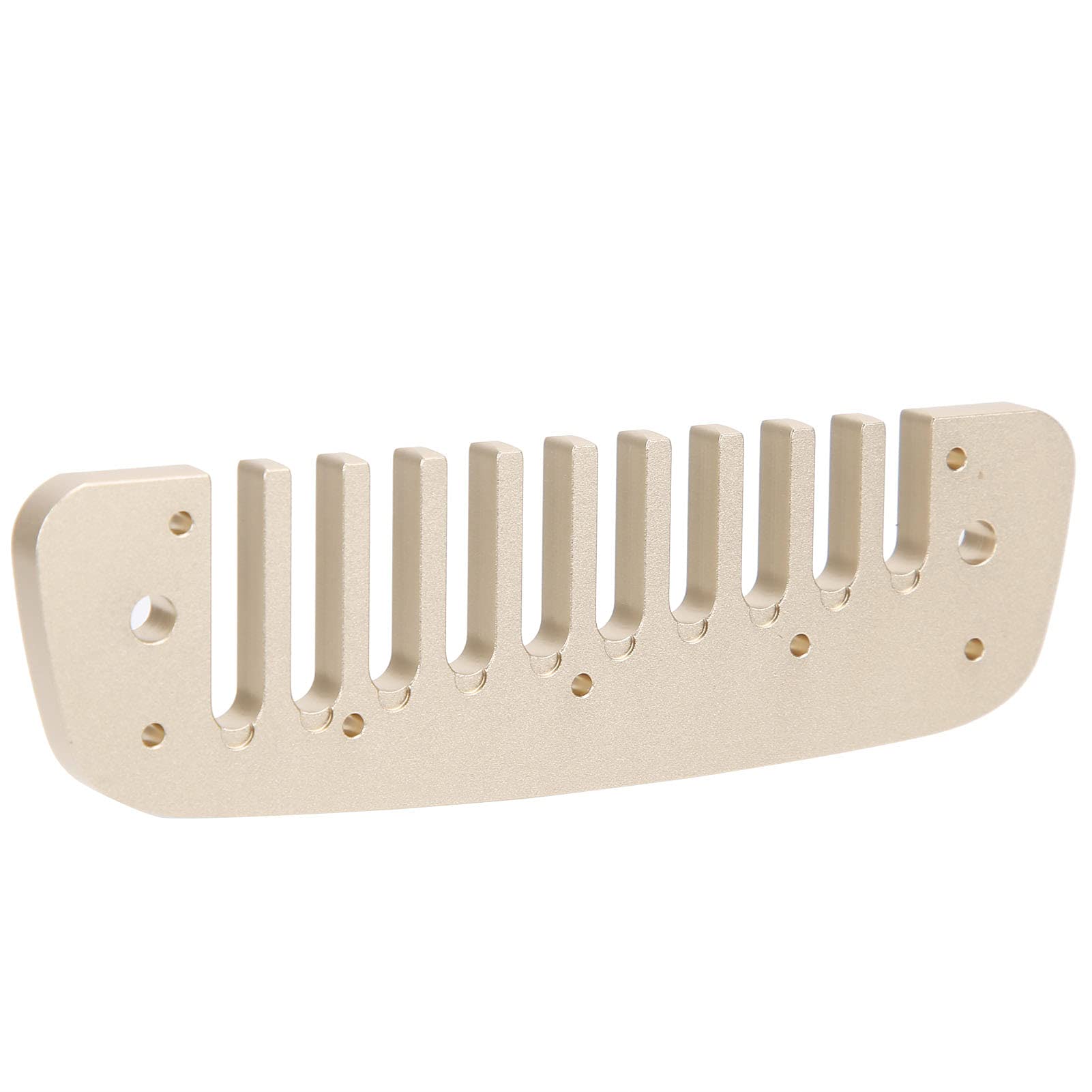 Peigne Harmonica 10 Trous Alliage Aluminium - Pièce De Rechange Pour Harmonica SP20