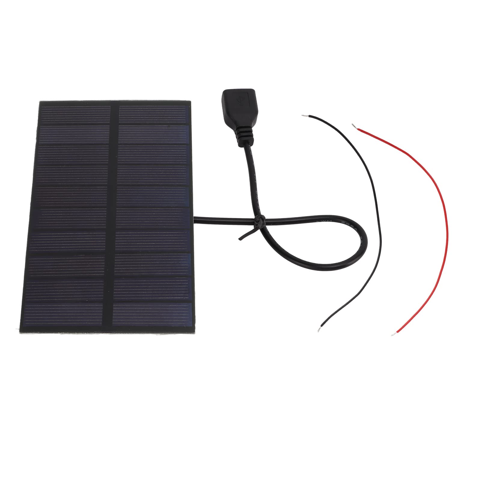 Panneau solaire monocristallin 1.5W 5V avec port USB pour chargeur nomade