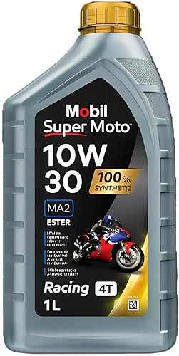 Óleo Mobil 10w30 Super Moto 4t 100% Sintético 1 Litro
