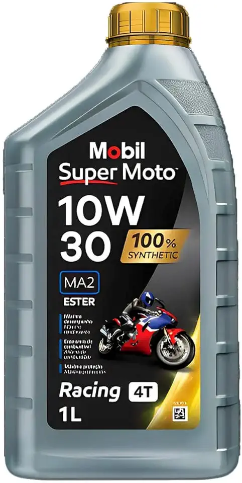Óleo Mobil 10w30 Super Moto 4t 100% Sintético 1 Litro
