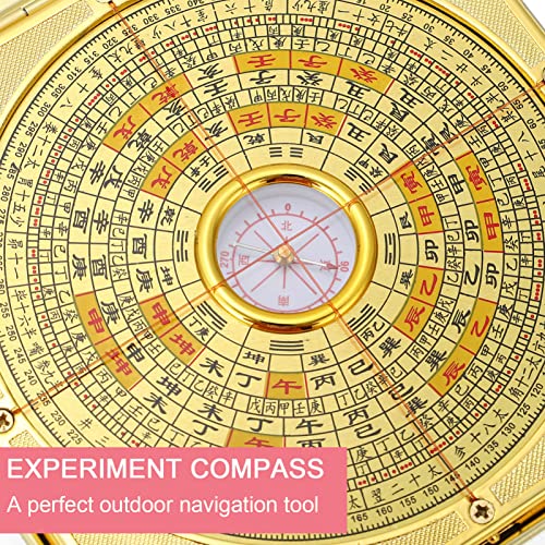 Brújula Feng Shui Luo Pan portátil 4.72x4.72x0.90 in miniatura 2