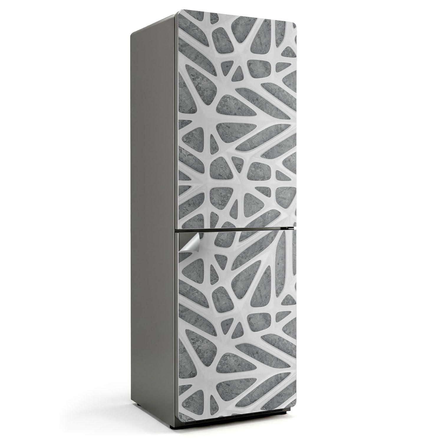 Autocollant porte réfrigérateur 60x180 sticker protection deco cuisine motif abstrait
