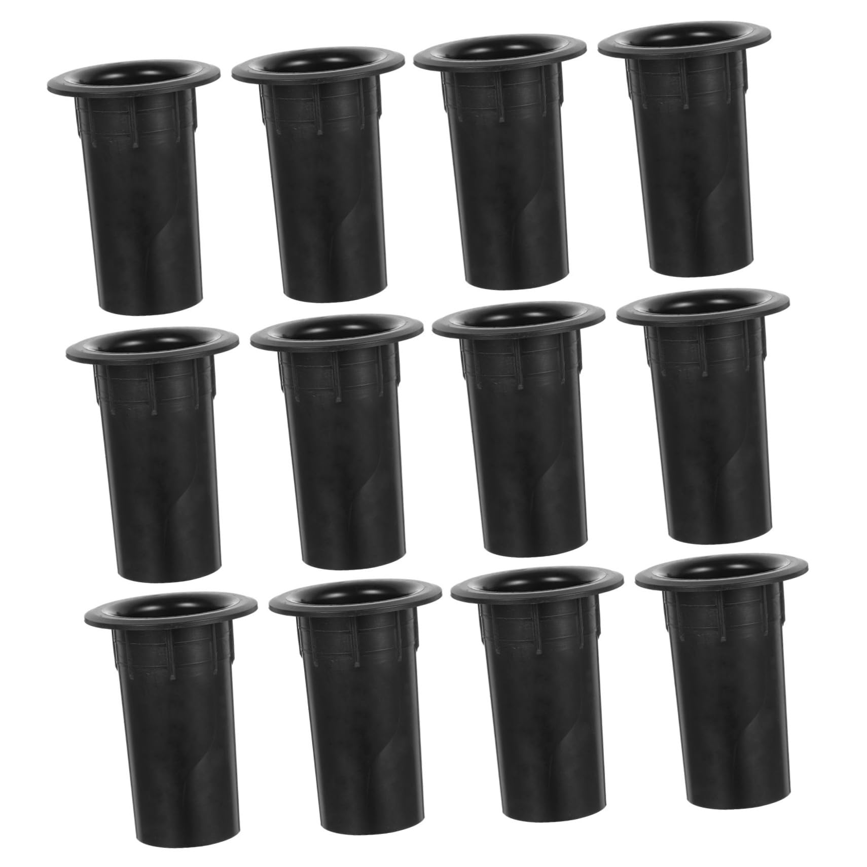 LALAFINA 12pcs Replacement Subwoofer Port Tube for Bass Reflex Stain-Resistant Plastic Speaker Accessory