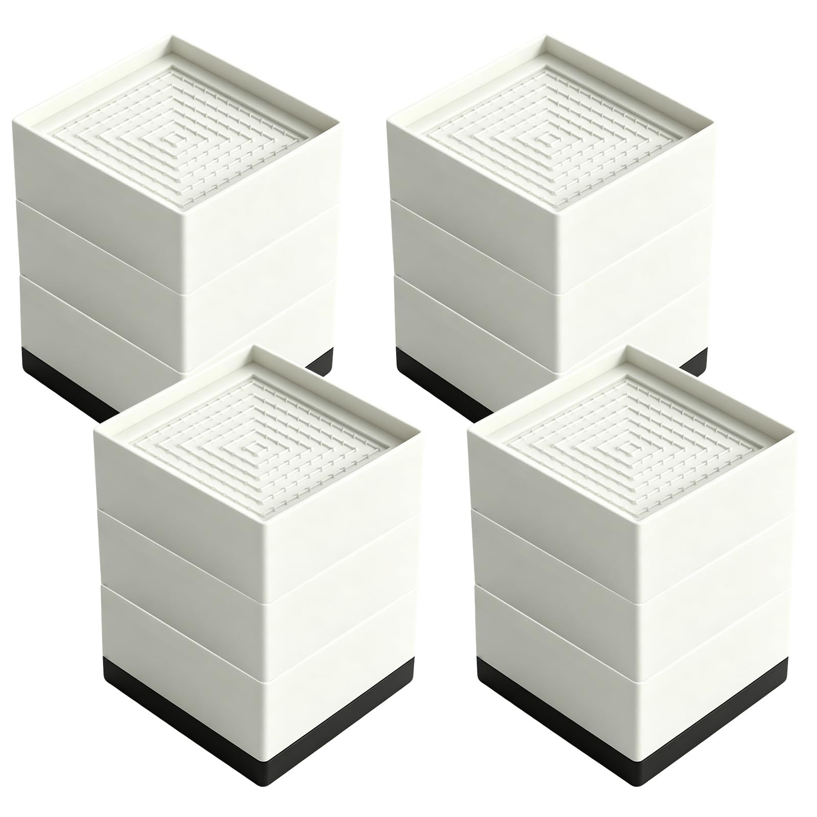 Soportes para lavadora y muebles que evitan vibraciones y suelo rayado