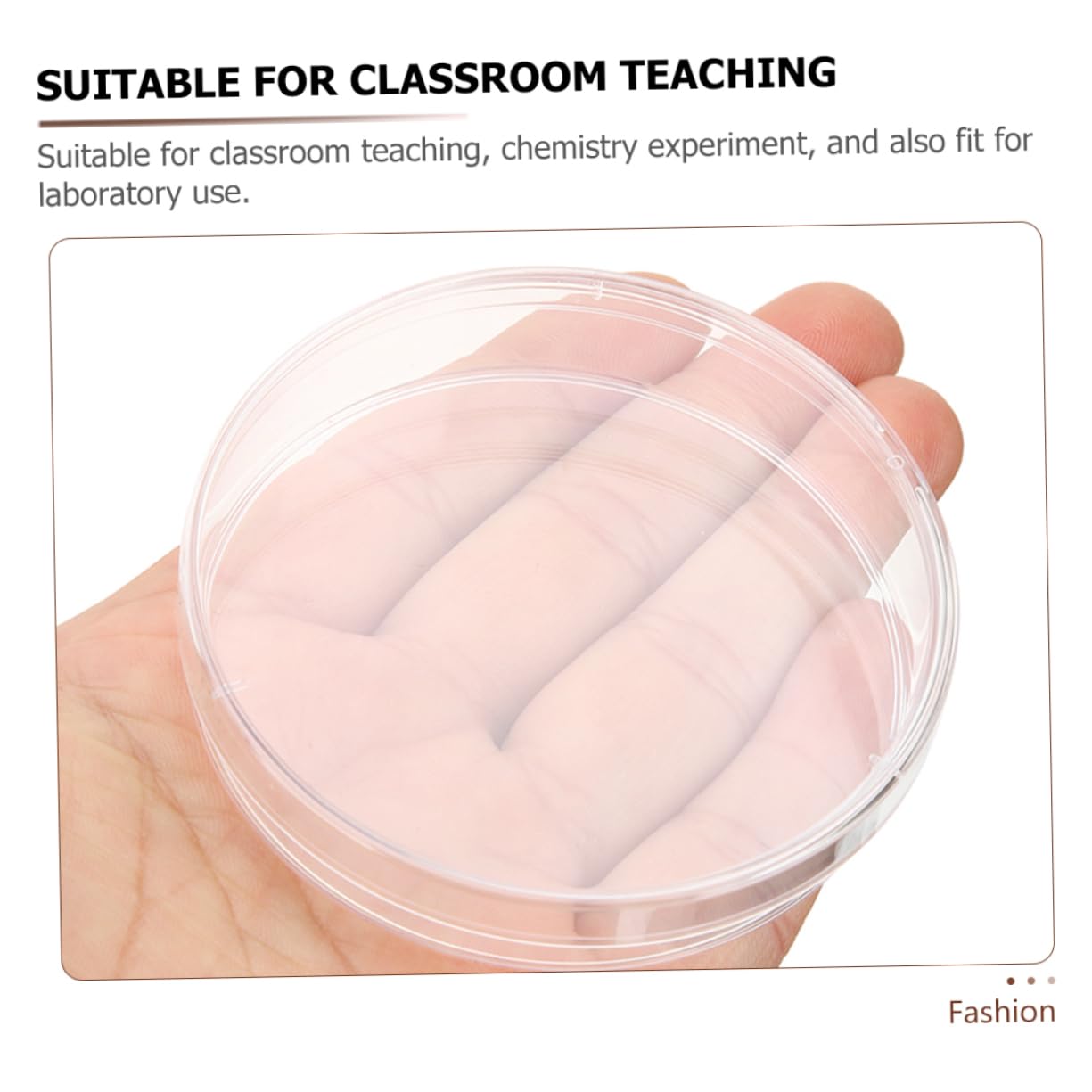 Mobestech 50pezzi Piastre Di Coltura Plastica Con Coperchio Piastre Petri Trasparenti Per Esperimenti Scientifici e Coltura Cellulare Per Laboratori e Insegnamento