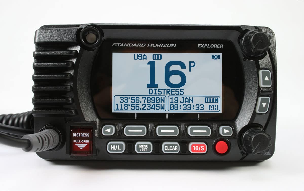 VHF DSC CLASE D MARCA STANDARD HORIZON MODELO GX1800GPS/E CON RECEPTOR GPS Y POSIBILIDAD DE SEGUNDA ESTACIÓN REMOTA