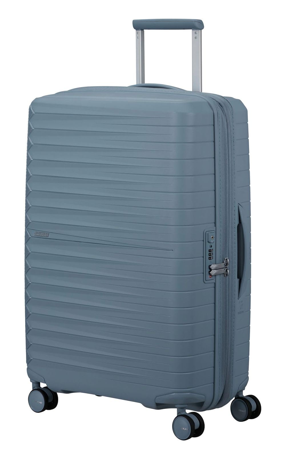 American Tourister carrello Fastforward Spinner 68/25 TSA EXP Trolley Steel Blue celeste