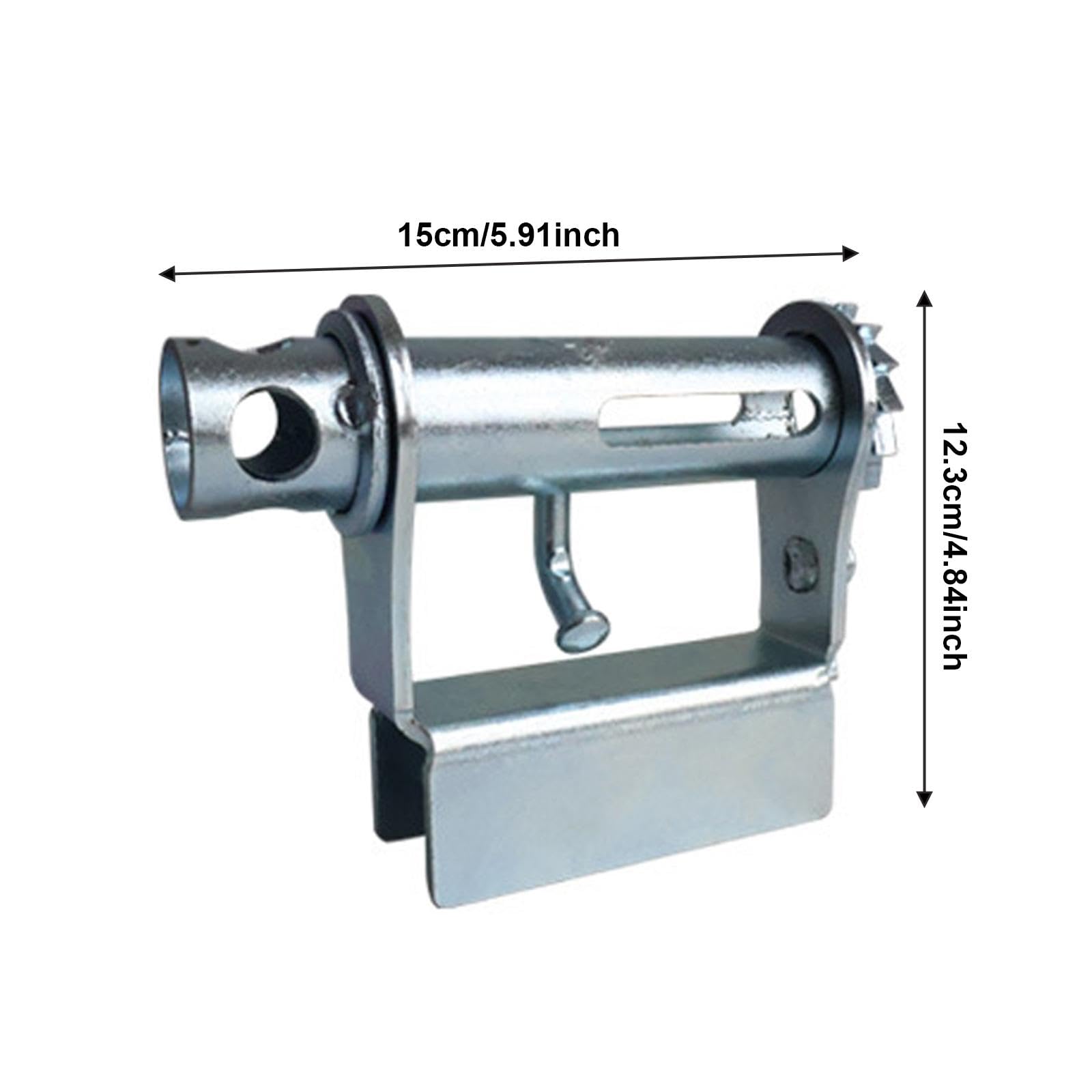 Cabrestante deslizante para camión, tensor de cabrestante, herramienta de sujeción de cuerda metálica resistente, tensor de cuerda para accesorios de, 15 Cm X 12.3 Cm