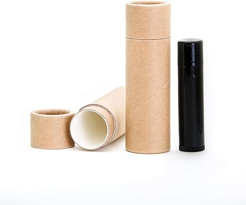 1000 tubos de bálsamo labial de cartón kraft de 1 onza/ungüento/cosmético/loción