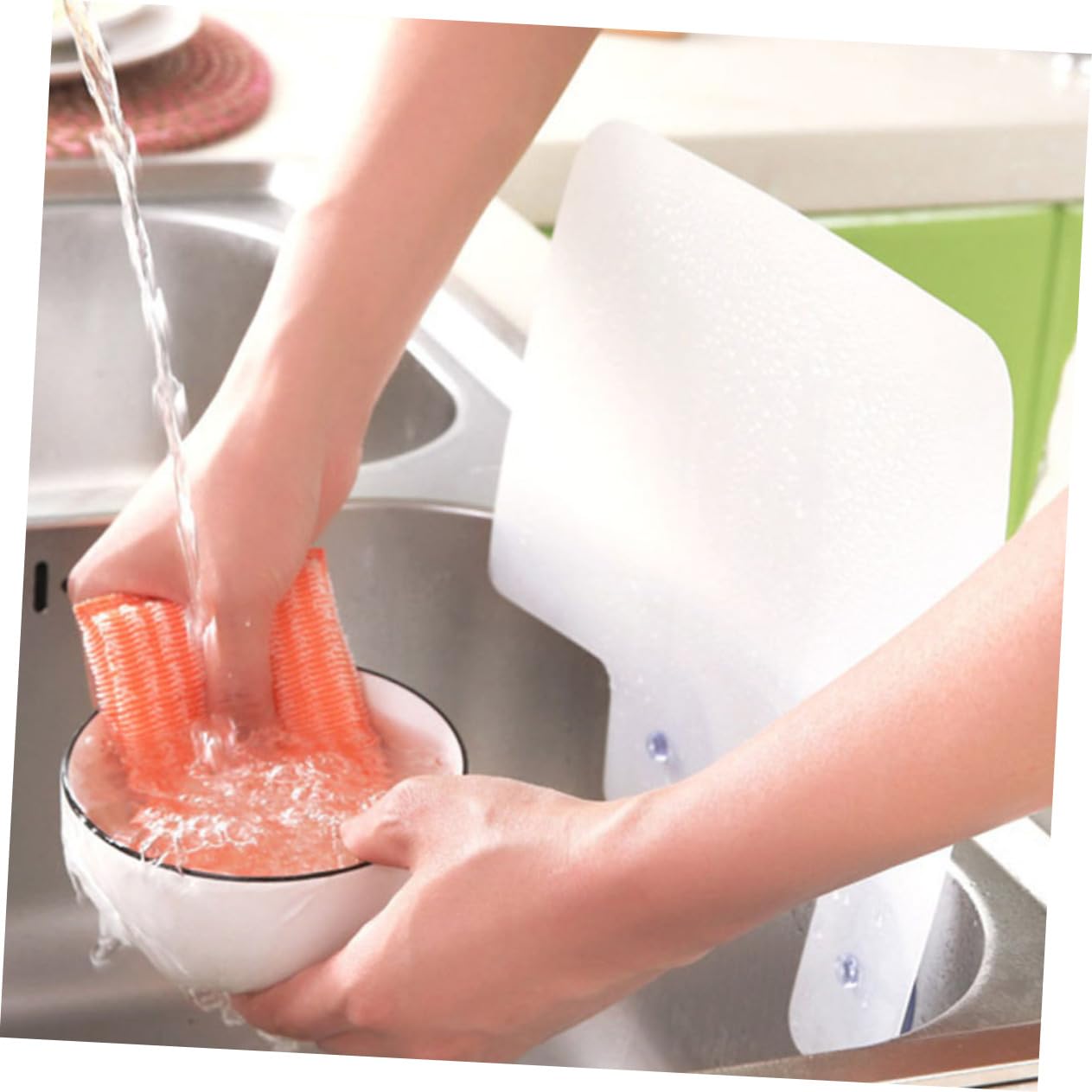 FtwPhn 52c Paraspruzzi in Silicone per Lavello da Cucina, Paraschizzi