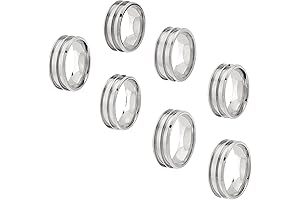 UNICRAFTALE Inlay Ring Blanks for Jewelry Crafting