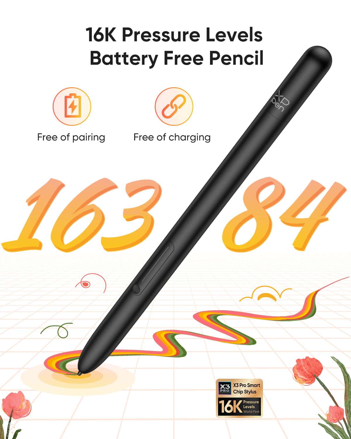 XPPen Standalone Drawing Tablet No Computer Needed Magic Drawing Pad with 16384 Pressure Levels X3 Pro Pencil 12.2-inch Digital Art Tablet with Paper-Like Screen, 8GB + 256GB Portable for Artists